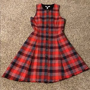 Derek Lam 10 Crosby plaid button-down dress